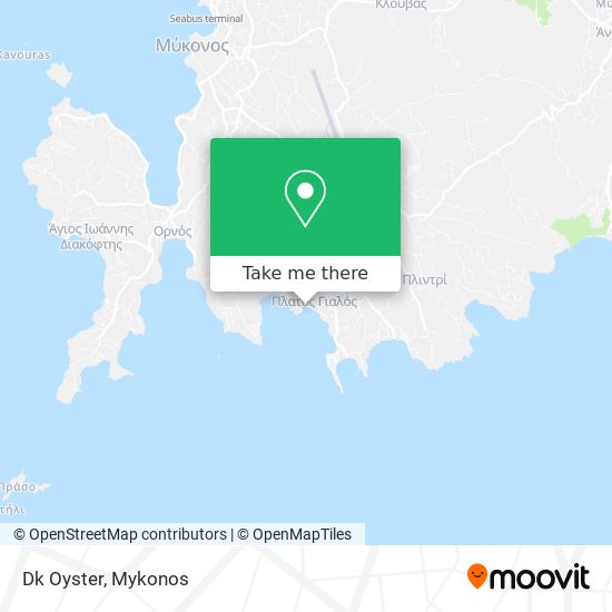 Dk Oyster map