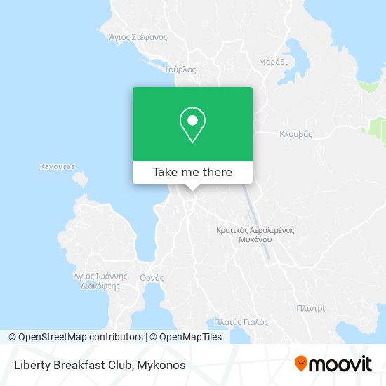 Liberty Breakfast Club map