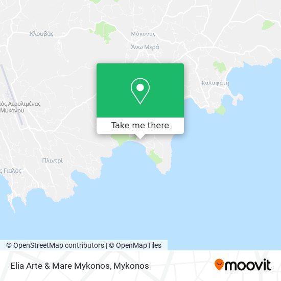 Elia Arte & Mare Mykonos map