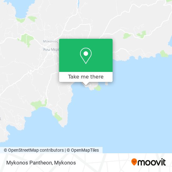 Mykonos Pantheon map