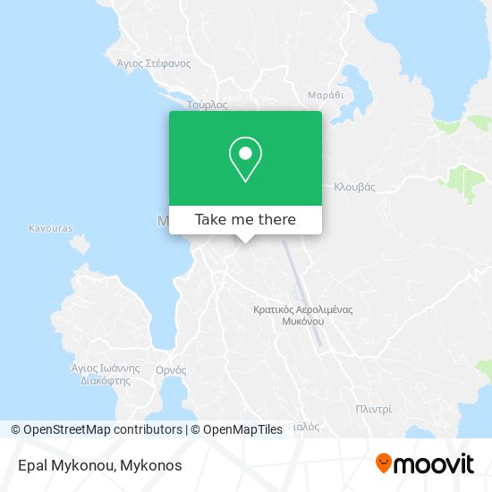 Epal Mykonou map