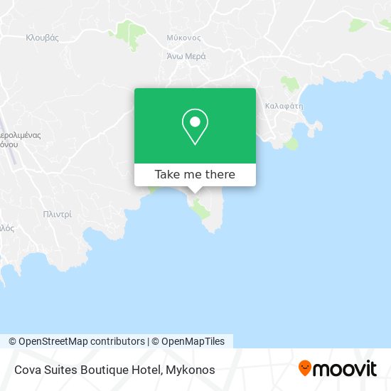 Cova Suites Boutique Hotel map
