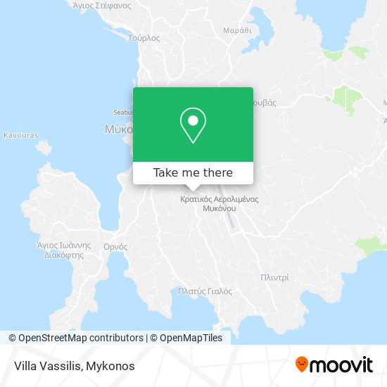 Villa Vassilis map