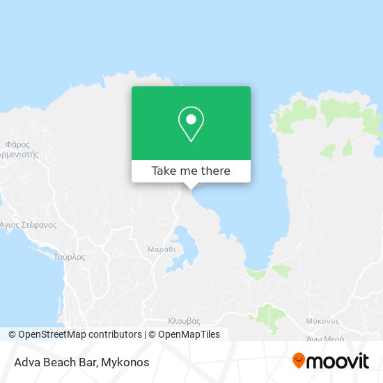 Adva Beach Bar map