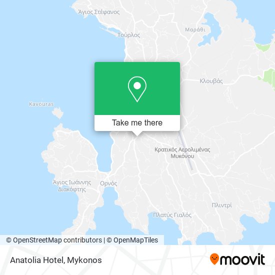 Anatolia Hotel map