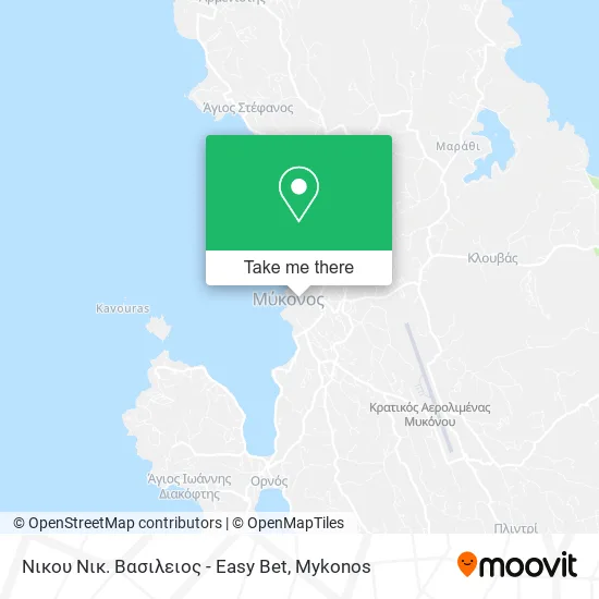 Νικου Νικ. Βασιλειος - Easy Bet map