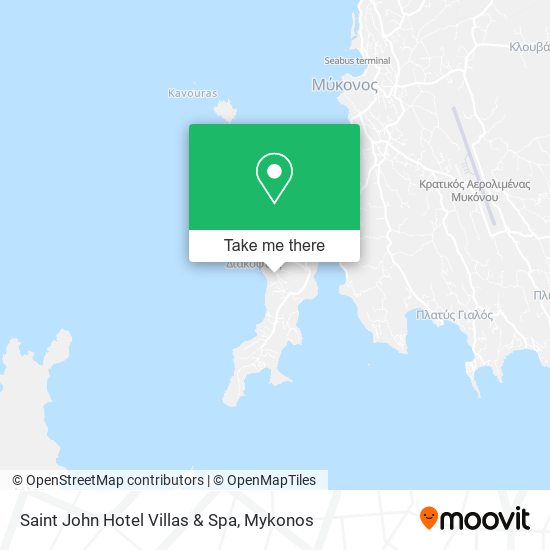 Saint John Hotel Villas & Spa map