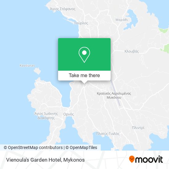 Vienoula's Garden Hotel map