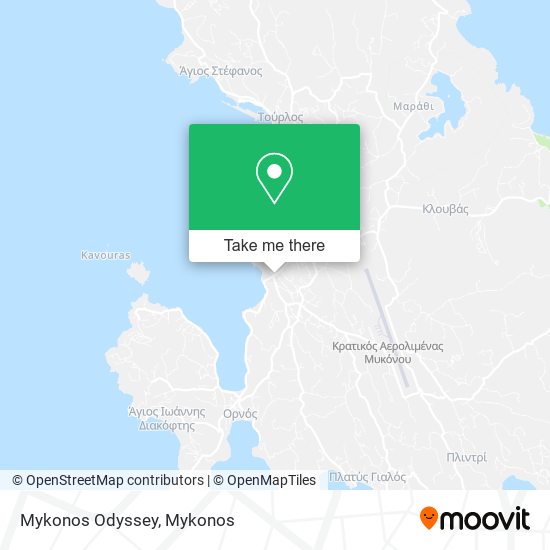 Mykonos Odyssey map