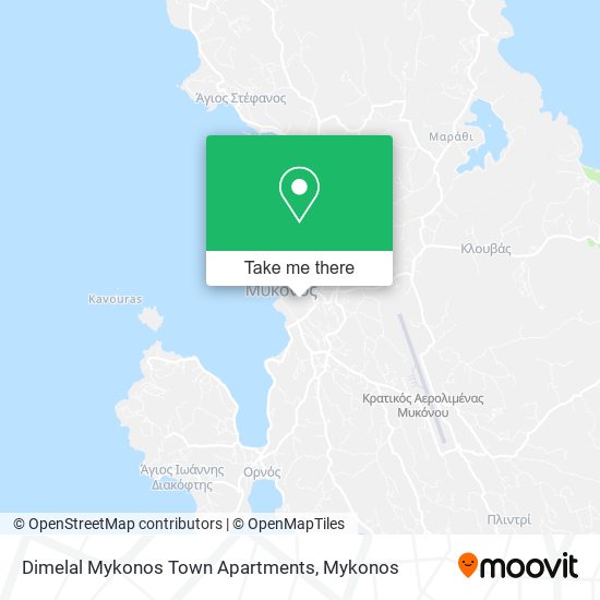 Dimelal Mykonos Town Apartments map