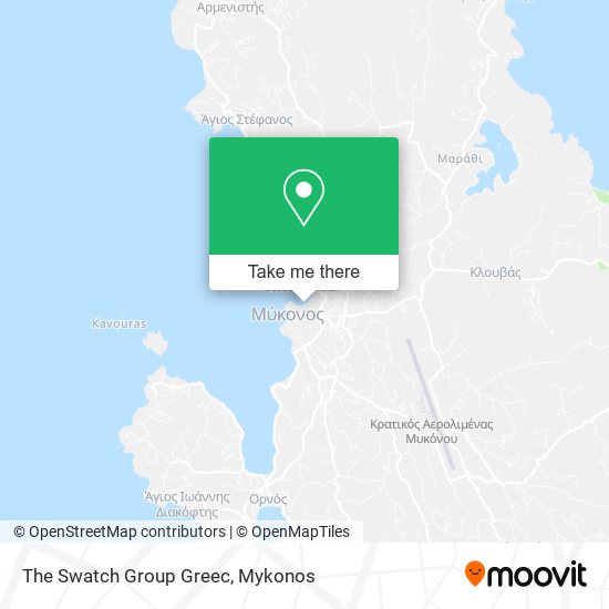 The Swatch Group Greec map