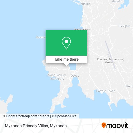 Mykonos Princely Villas map