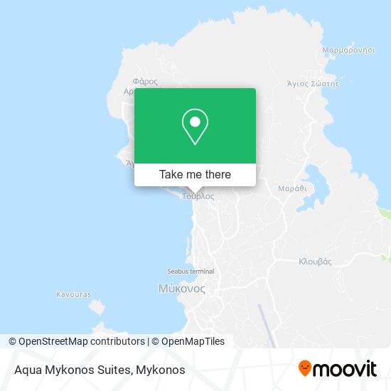 Aqua Mykonos Suites map
