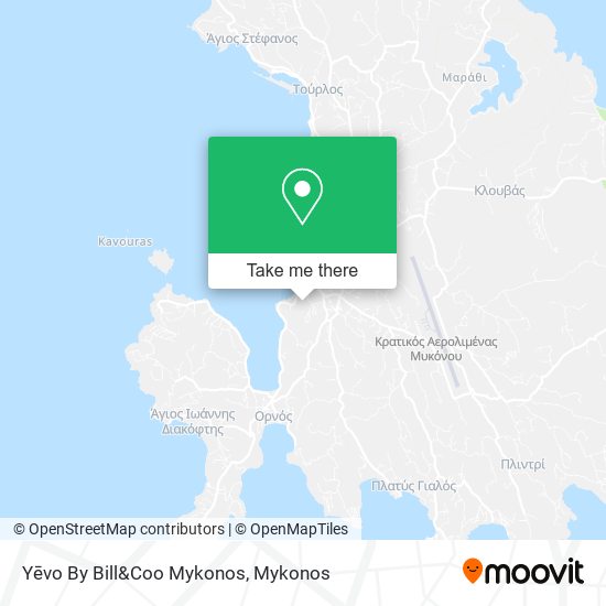 Yēvo By Bill&Coo Mykonos map