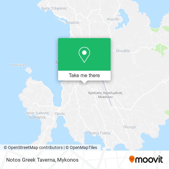 Notos Greek Taverna map