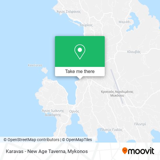 Karavas - New Age Taverna map