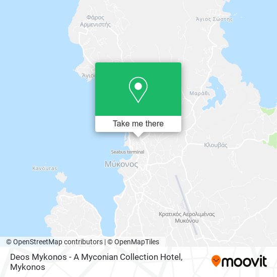 Deos Mykonos - A Myconian Collection Hotel map