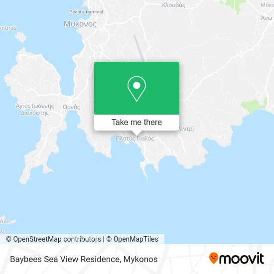 Baybees Sea View Residence map
