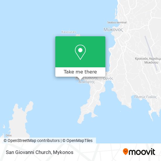 San Giovanni Church map