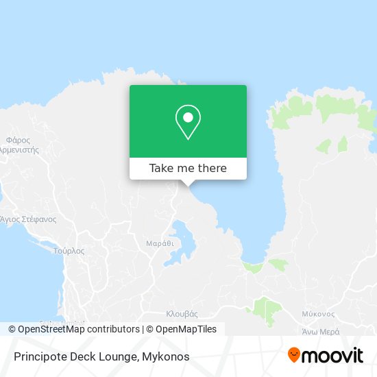 Principote Deck Lounge map