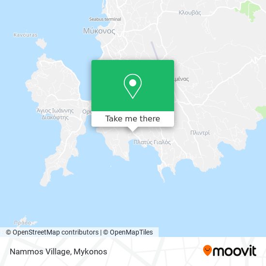 How to get to Nammos Village in Mykonos by Bus?