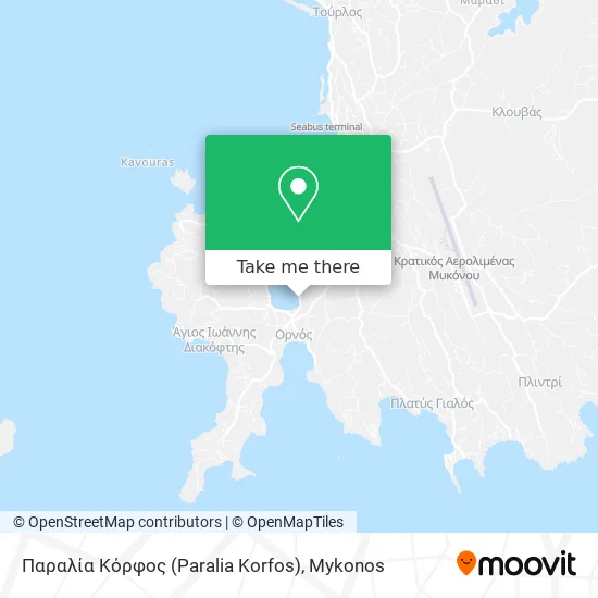 Παραλία Κόρφος (Paralia Korfos) map