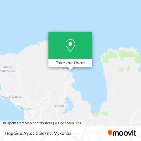 Παραλία Άγιος Σώστης map