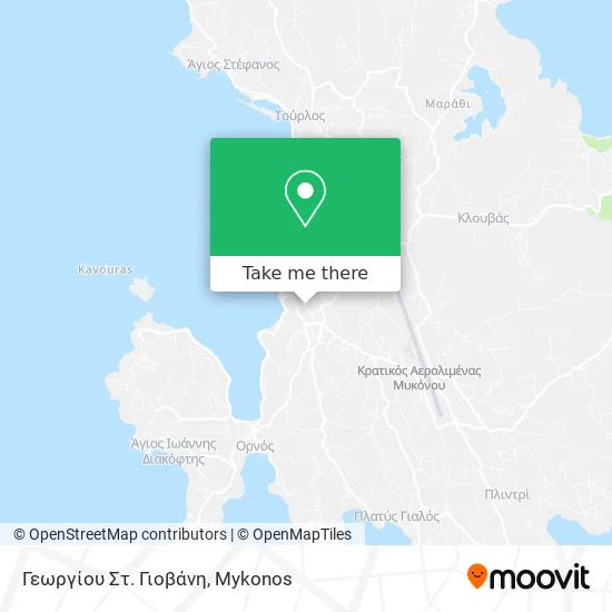 Γεωργίου Στ. Γιοβάνη map