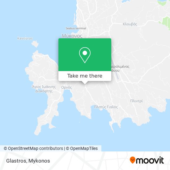 Glastros map