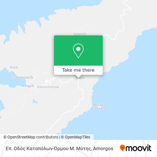 Επ. Οδός Καταπόλων-Όρμου Μ. Μύτης map