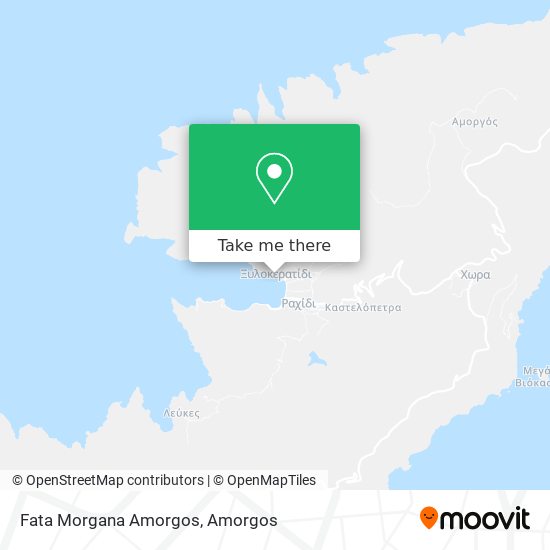 Fata Morgana Amorgos map