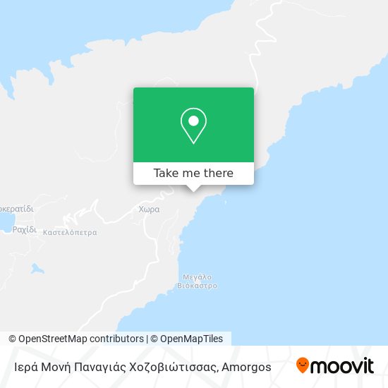 Ιερά Μονή Παναγιάς Χοζοβιώτισσας map