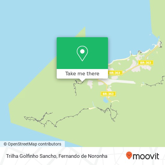 Trilha Golfinho Sancho map