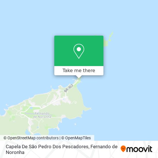 Mapa Capela De São Pedro Dos Pescadores