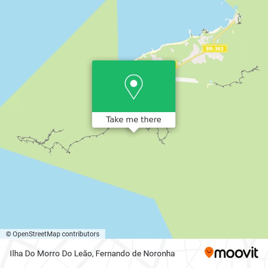 Mapa Ilha Do Morro Do Leão