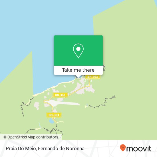 Praia Do Meio map