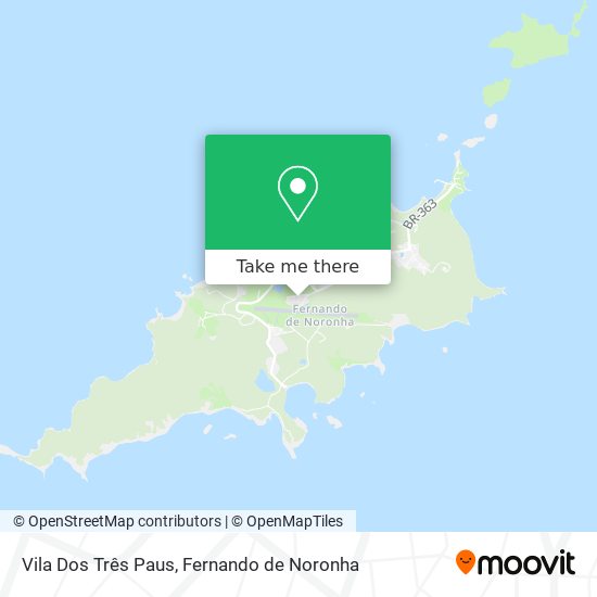 Mapa Vila Dos Três Paus