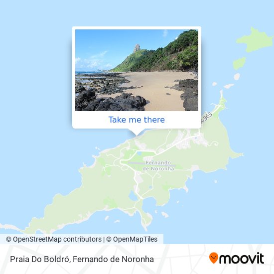 Praia Do Boldró map