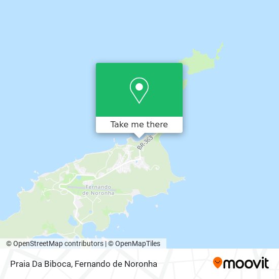 Praia Da Biboca map