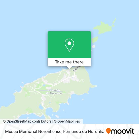 Mapa Museu Memorial Noronhense