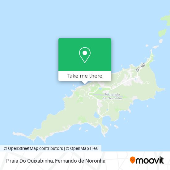 Praia Do Quixabinha map