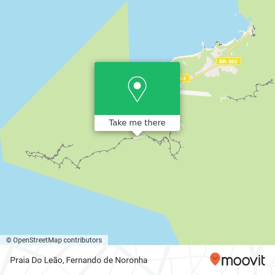 Praia Do Leão map