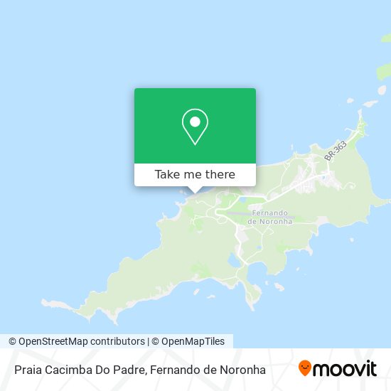 Praia Cacimba Do Padre map