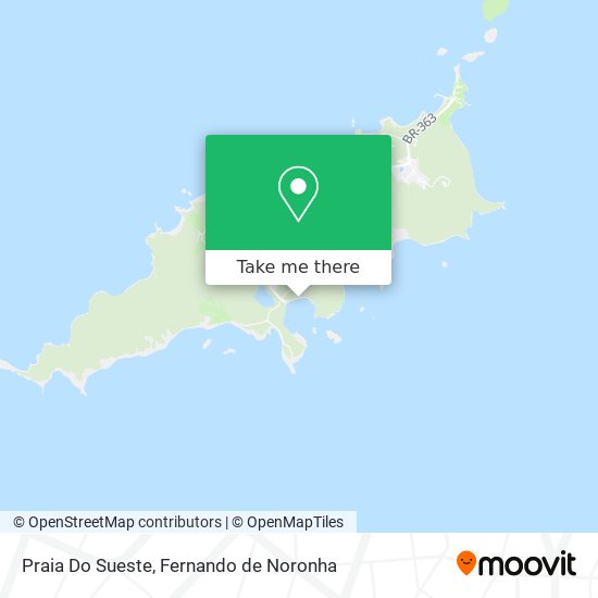 Praia Do Sueste map