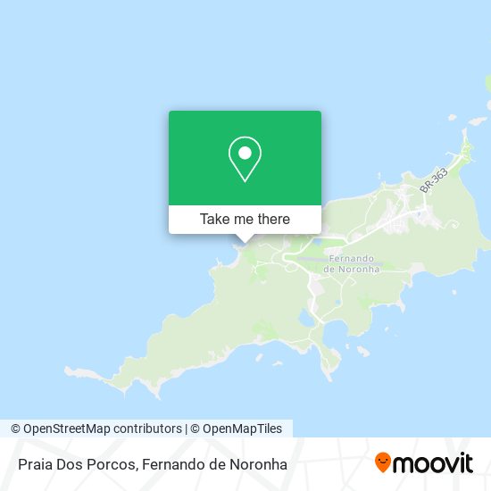 Mapa Praia Dos Porcos