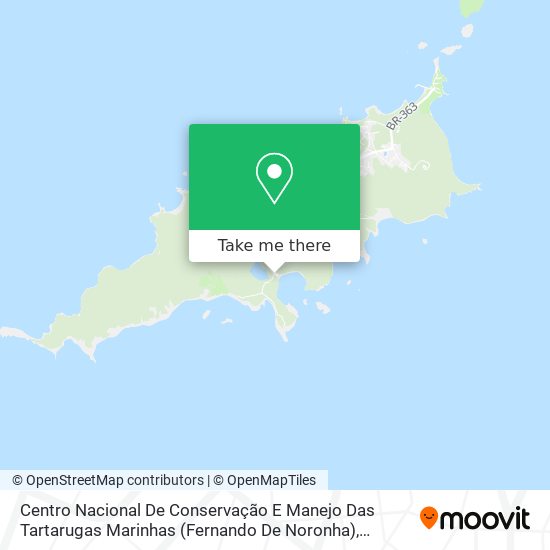 Centro Nacional De Conservação E Manejo Das Tartarugas Marinhas (Fernando De Noronha) map