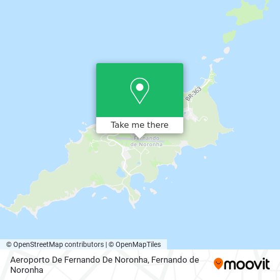 Mapa Aeroporto De Fernando De Noronha