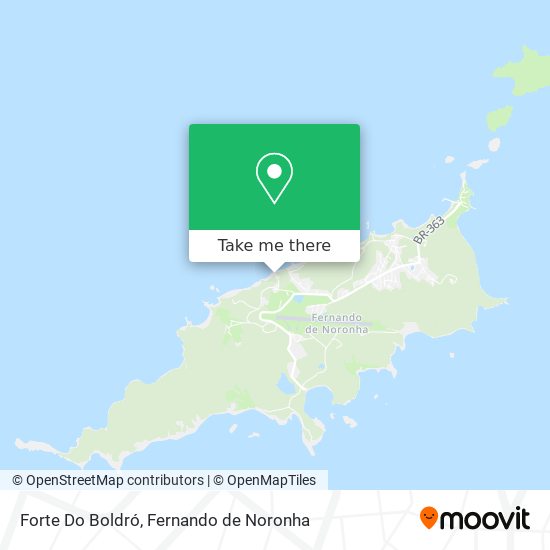Forte Do Boldró map
