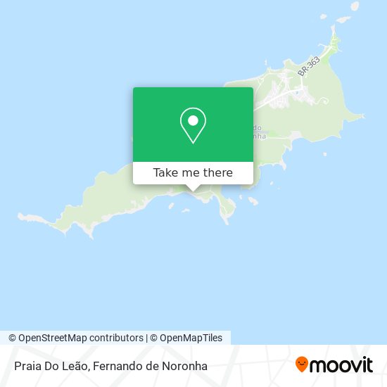 Praia Do Leão map