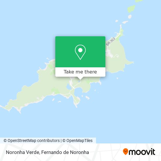 Noronha Verde map